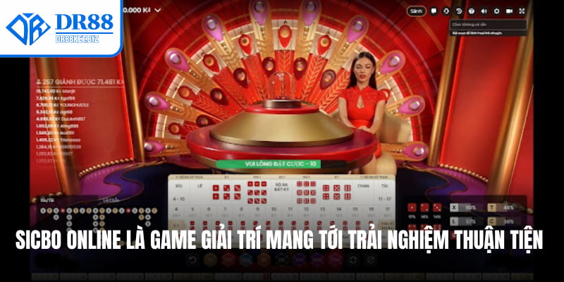 Sicbo online là game giải trí mang tới trải nghiệm thuận tiện